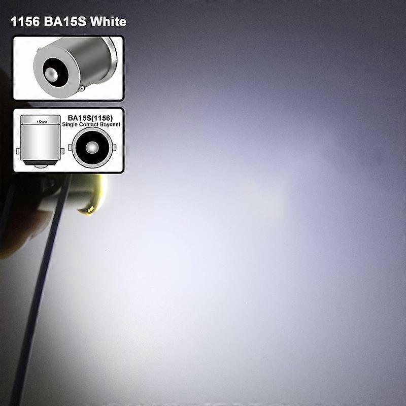 2/4/10 PCS P21W 1156 BA15S 1157 BAY15D LED Bulbs 12V 7000K White Super Bright Turn Signal car lights Reverse Parking Brake Lamps