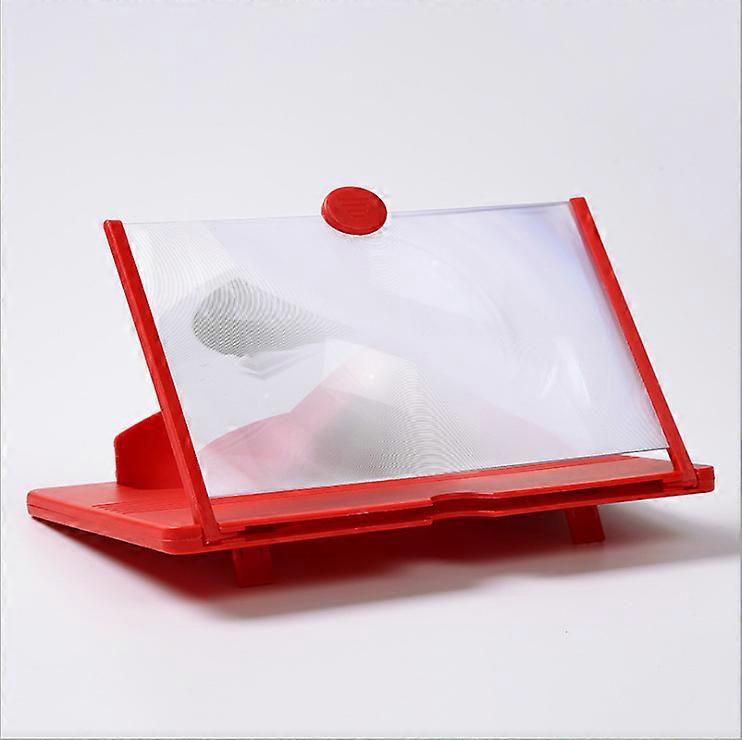 12インチ電話スクリーン拡大鏡、折りたたみ式スタンドホルダー付きHD携帯電話アンプ3D抗放射線映画ビデオエキスパンダー電話拡大鏡スクリーン付き