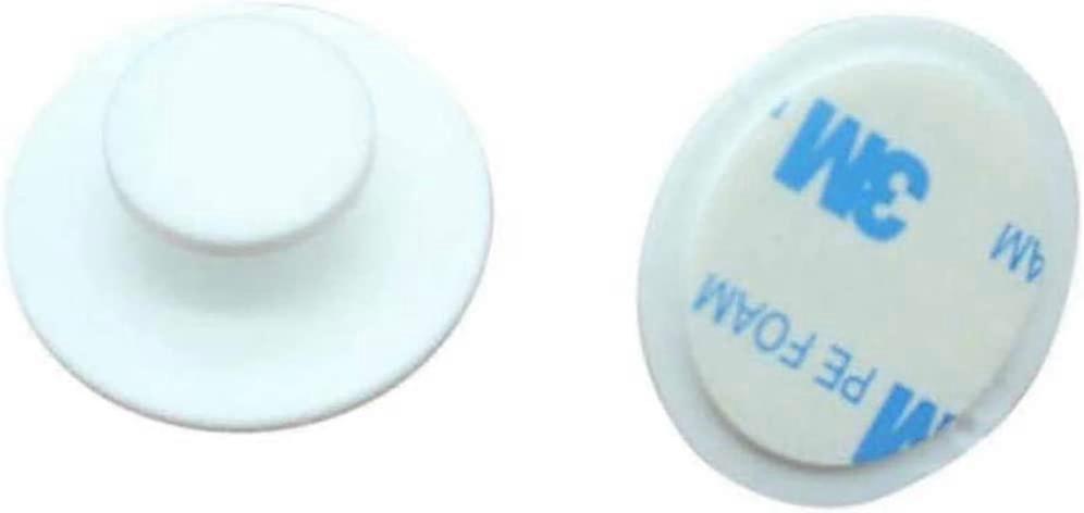 10 Pcs Self-Stick Drawer Knobs Pull Handle  (White)3M Cabinet Knobs Drawer Auxiliary Pulls Handle Helper Kitchen Sliding Door Window Wardrobe Handle S