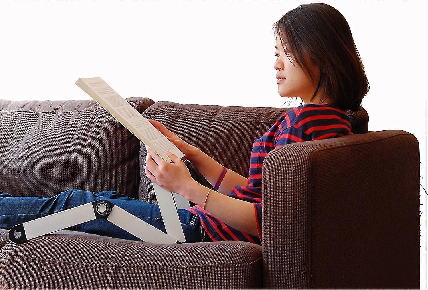 Foldable Laptop Table, Adjustable Height, Angle Of Inclination And Position, Ventilation Slots Prevent Heat Build-Up, Material Aluminum - Table Extrem