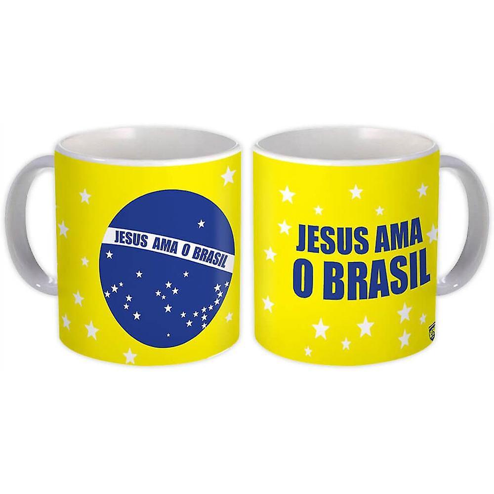 ギフトマグカップ:イエスアマ・オ・ブラジル・クリスチャン