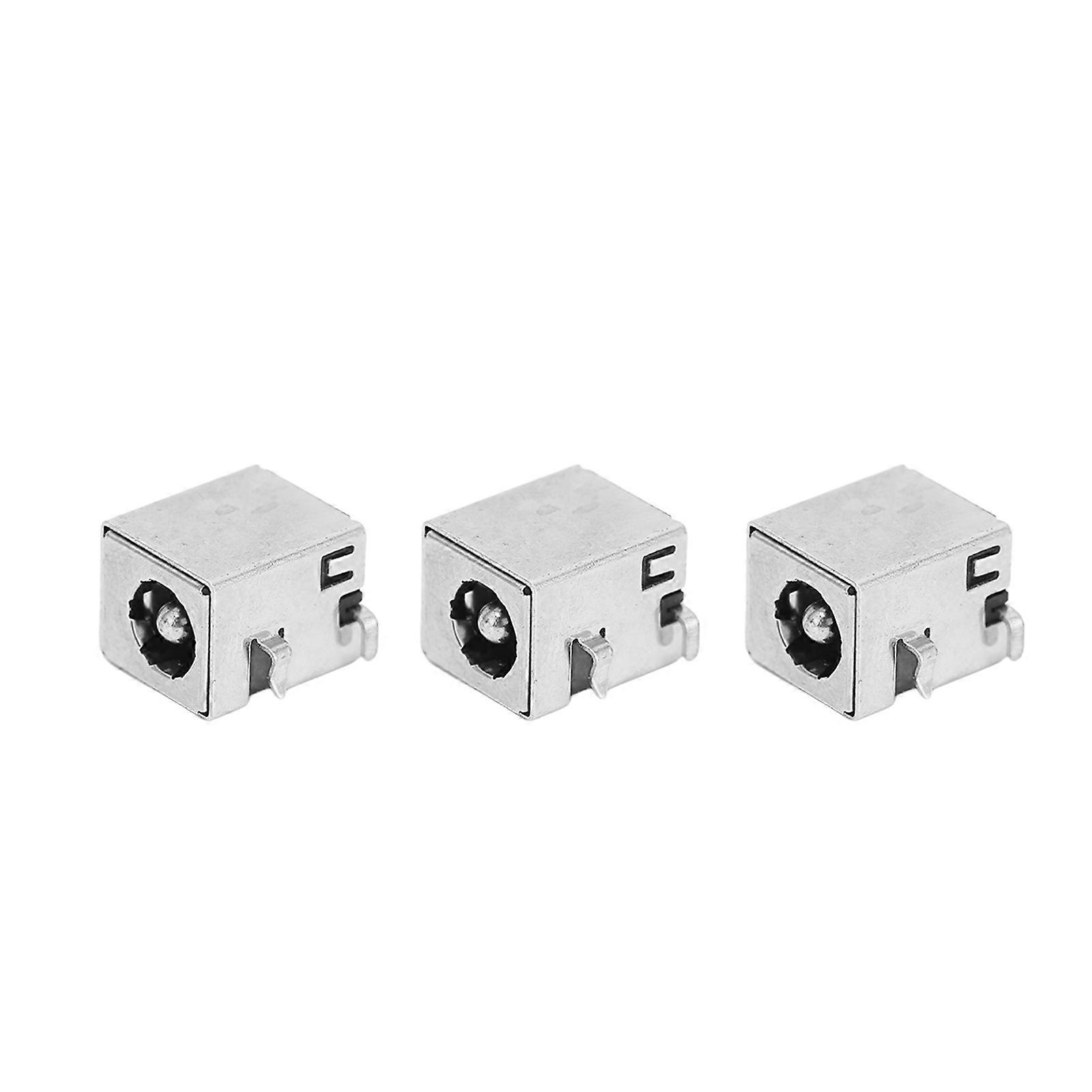 DC Power Connector 3Pcs Compact Structure Exquisite Workmanship Computer Accessories