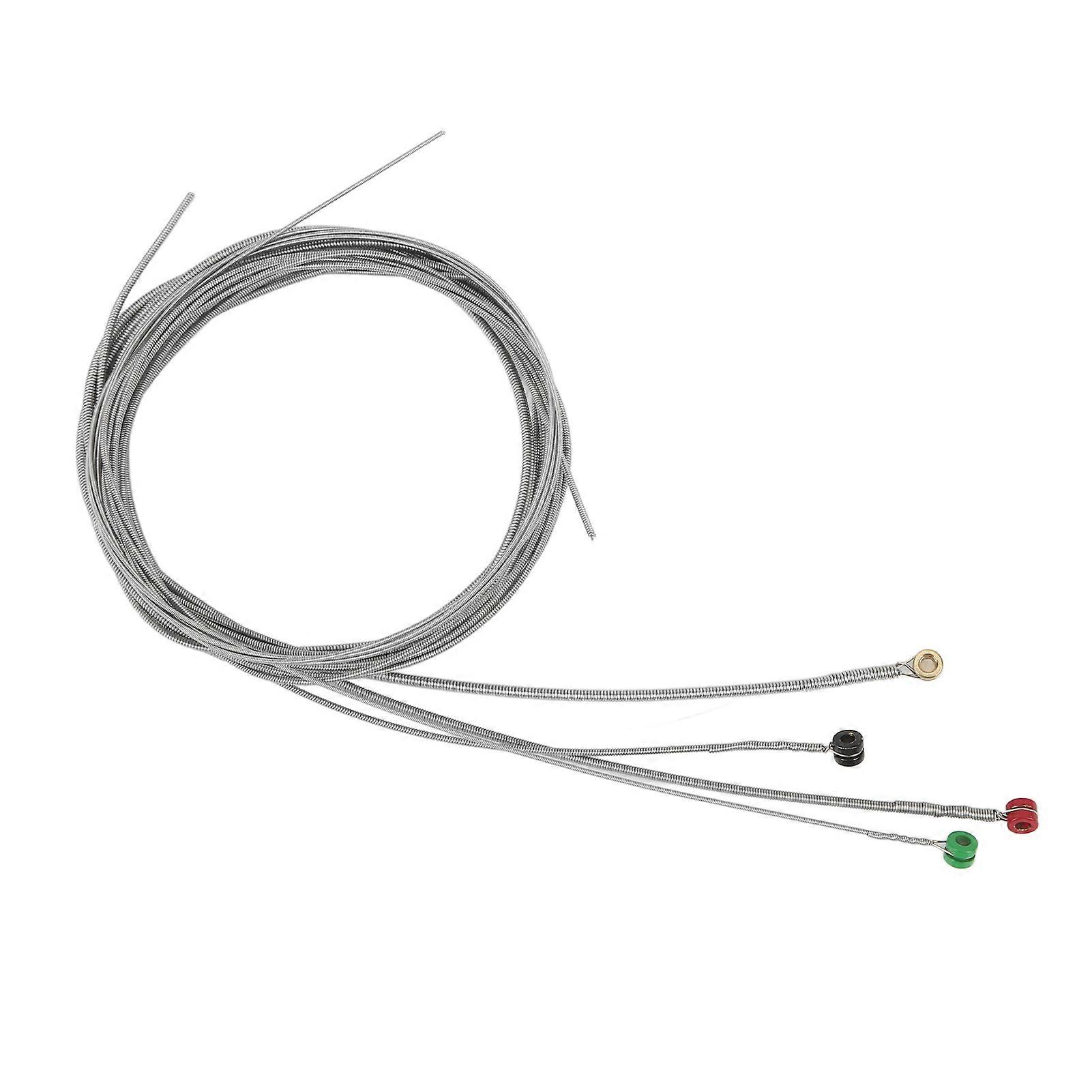 Metal Electric Bass Strings Set of 4 - Replacement Strings for 4-String Guitarists