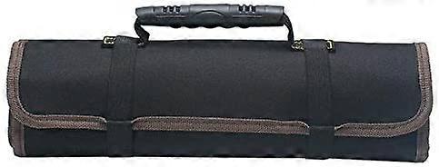 Portable 22 Pockets Empty Tool Pouch, Tool Pouches, Tool Organizer, 600D Oxford Cloth Roll-Up Toolkit Bag/Case/Pouch (Without Tools)