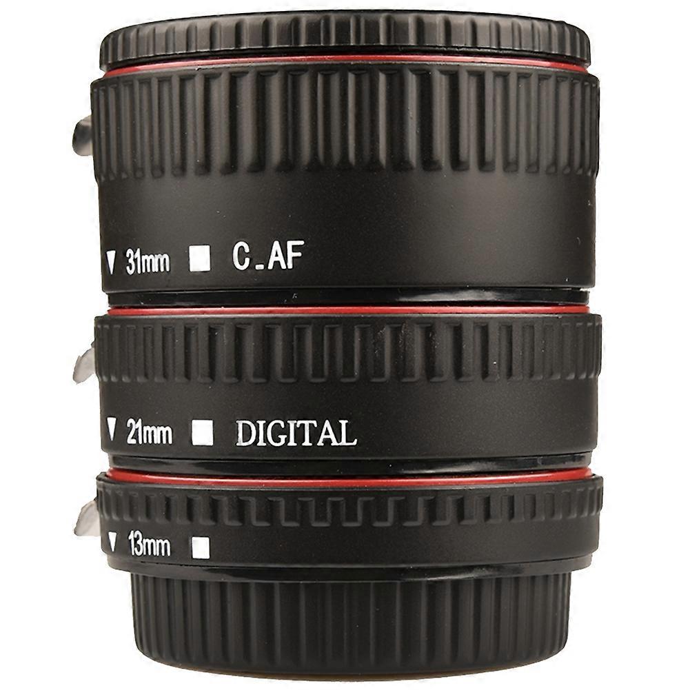 Macro Extension Tube Set 3 Piece Auto Focus Rings and Lens of SLR Compatible for Canons All EF and