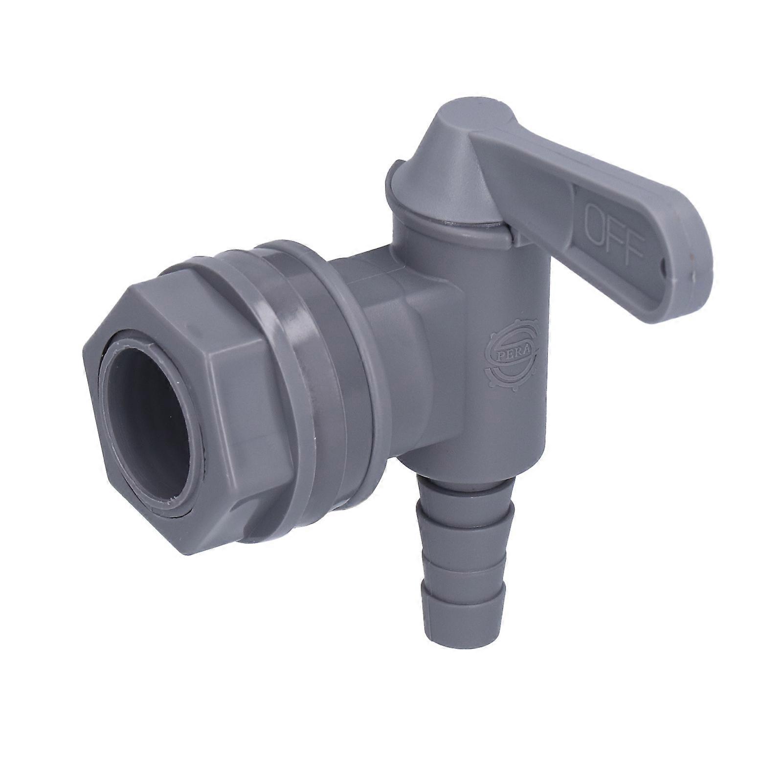 Beer Brewing Keg Spout Tap Homebrew Carbonated Drink Fermentation Bucket Faucet Kit with GasketsGray