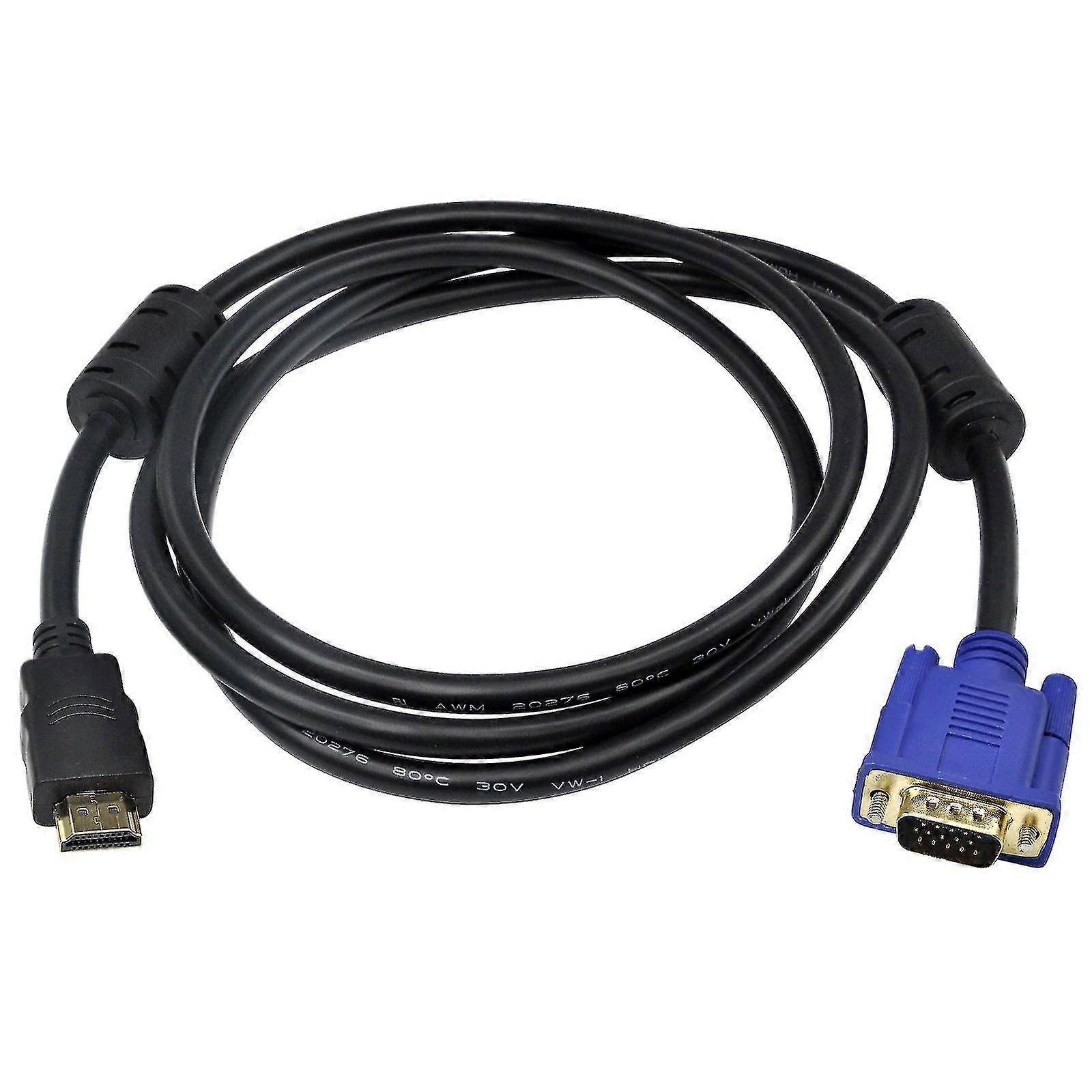 Hdmi Male To Vga Cable 1.8m