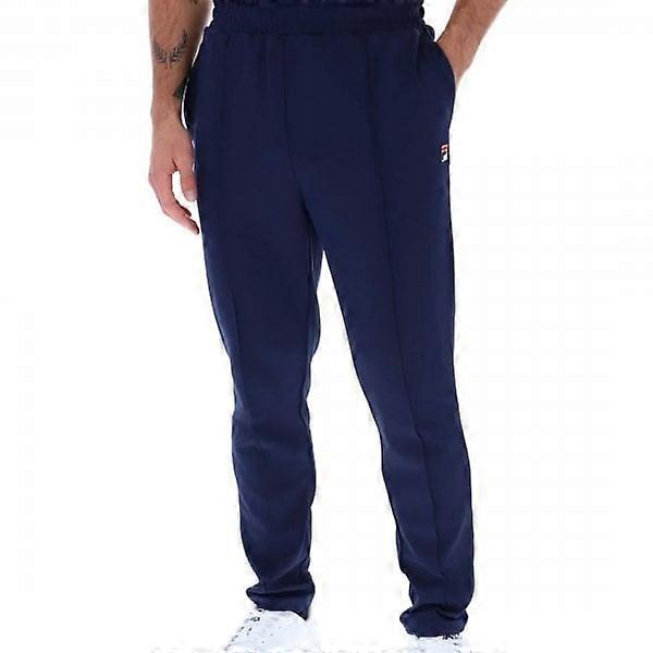 Men's Fila Molveno Navy Pintuck Tack Pant Bottoms FW24MH035