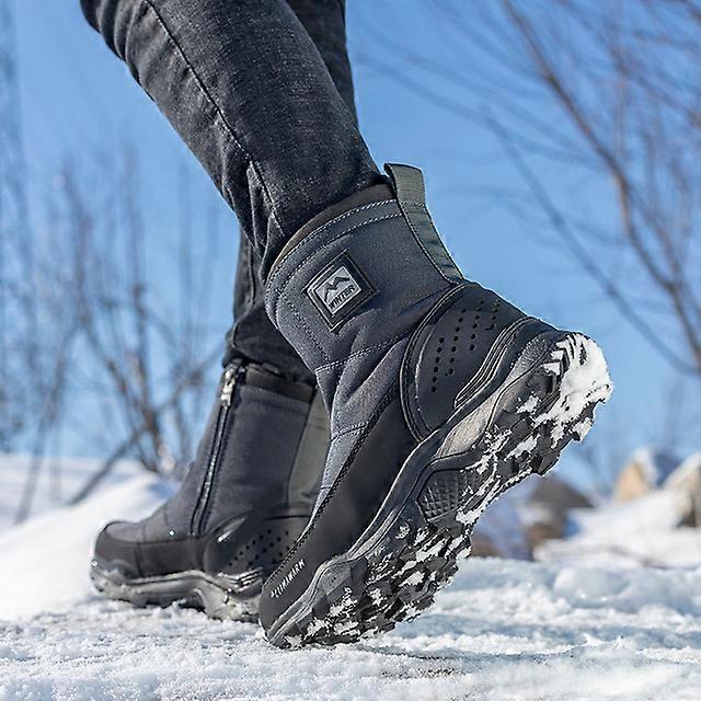 Men winter boots 2022 thickened snow boots man plush warm winter