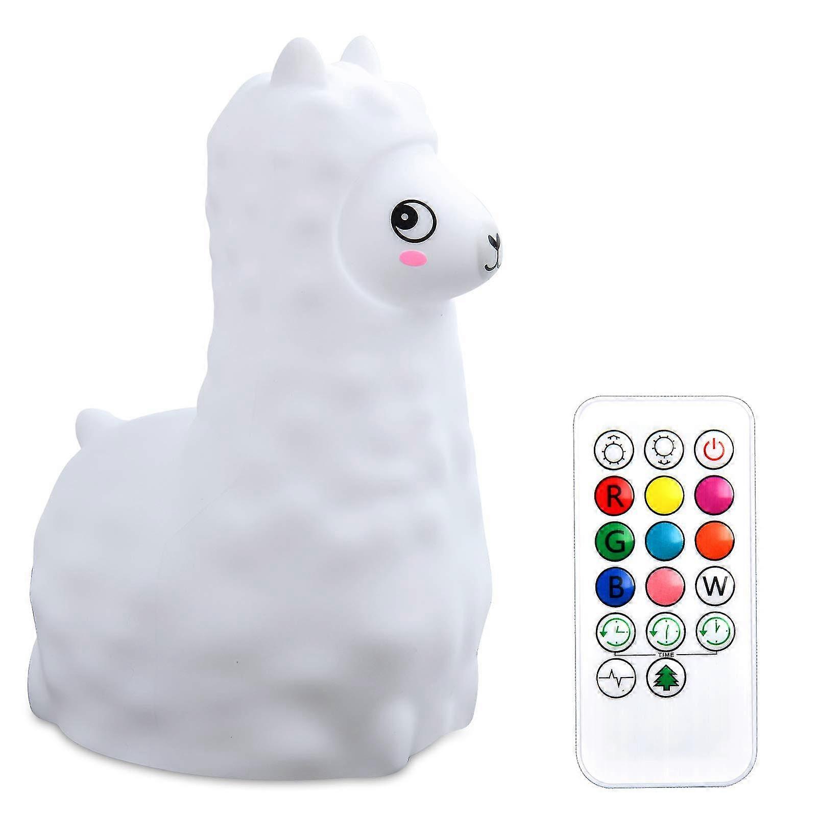 Soft For Kids, Silicone Bedside Lamp, Breastfeeding Lamp With 7 Changing, Remote