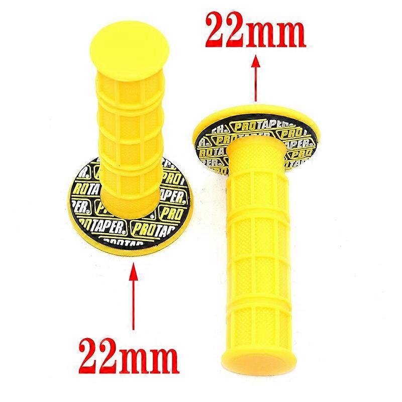 ידית אחיזה 22 מ"מ ידיות אחיזה שמאל וימין טרקטורונים אופנוע בור עפר אופני מוטוקרוס 7/8" כידון אגודל מצערת בלבד אופנוע מרפק ומגני פרק כף היד