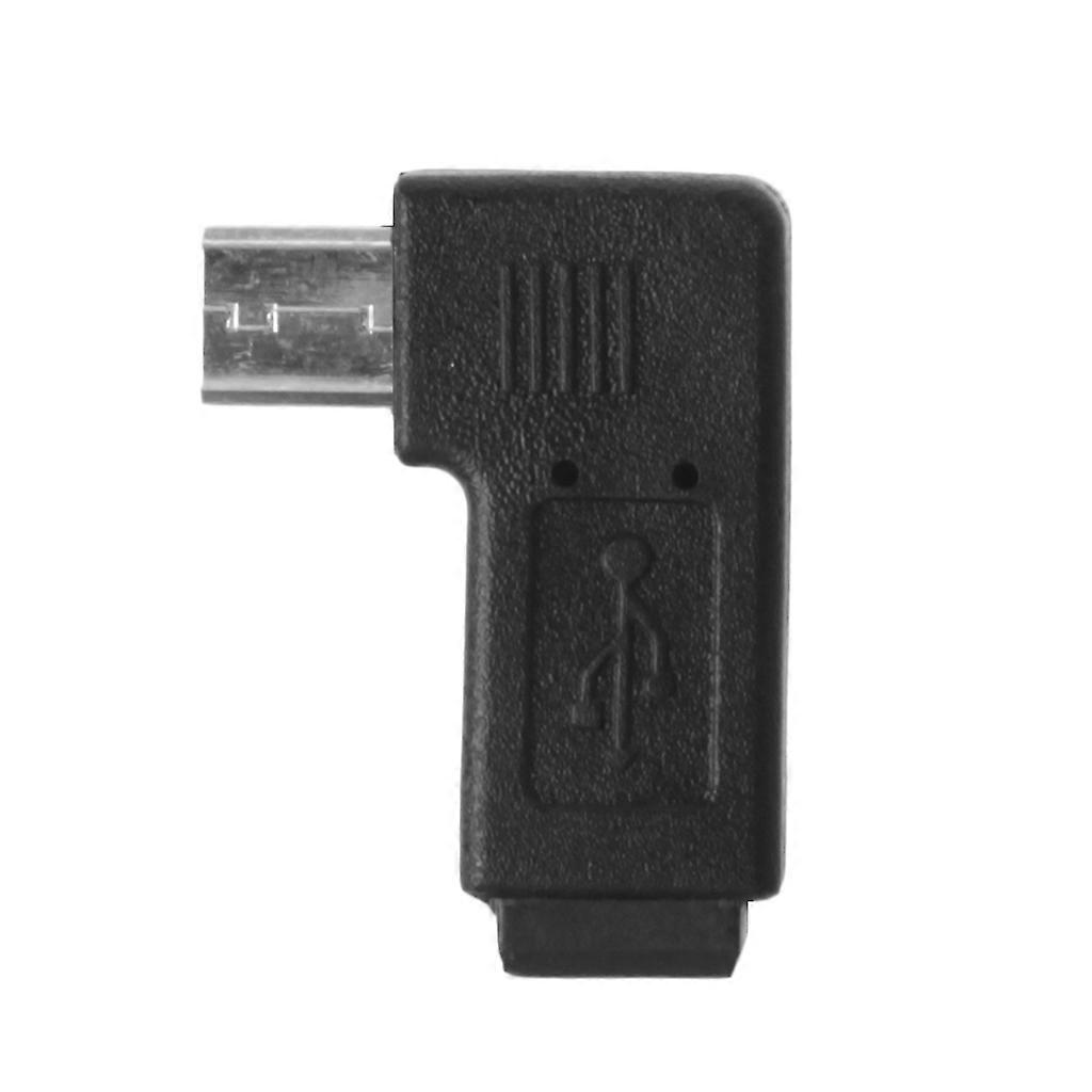 Left and Right Angled Mini USB 5Pin Female To Micro USB Male Data Sync Adapter