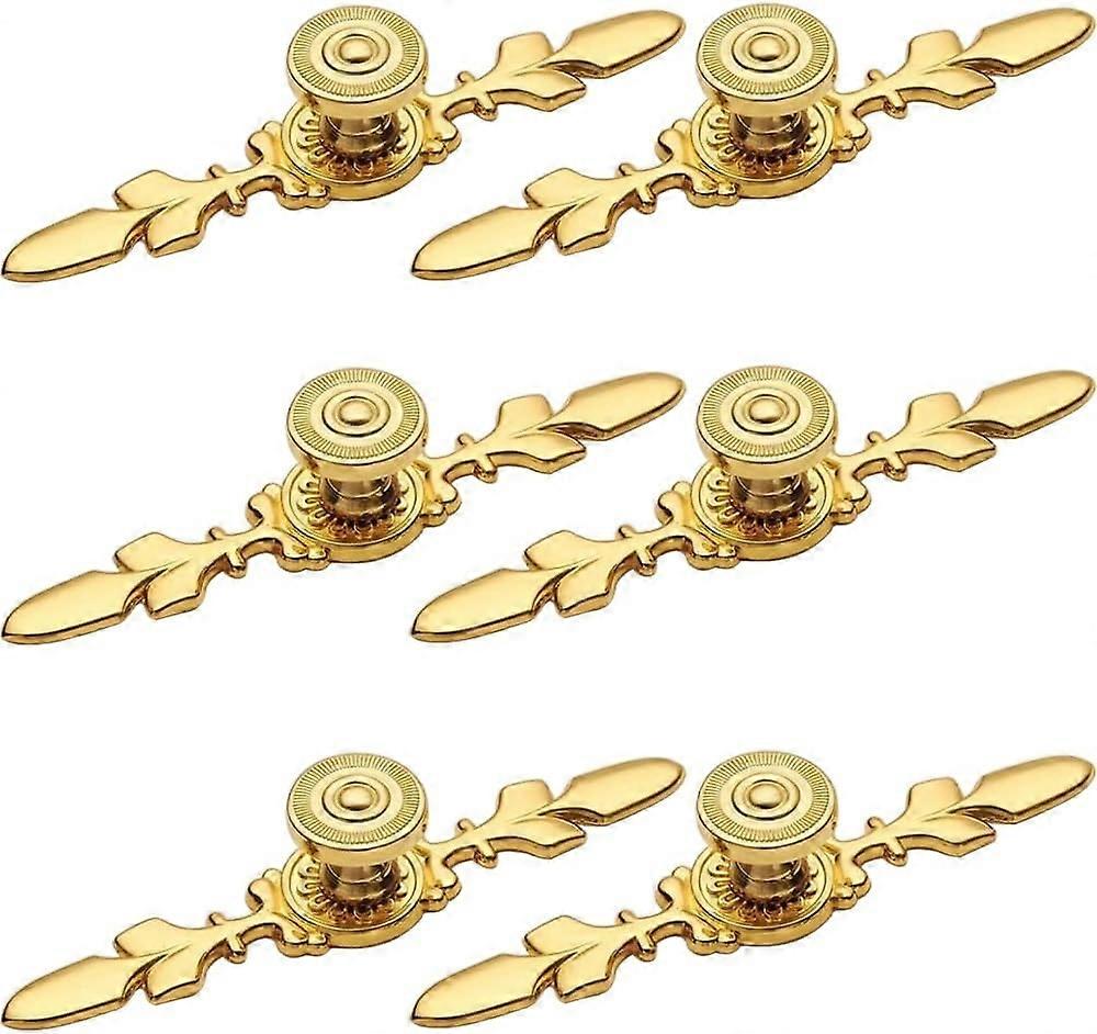 2025 Suitable 6 Pcs Gold Cupboard Knobs Cupboard Knob Door Knob Kitchen Door Knobs Vintage Cupboard Pulls Cupboard