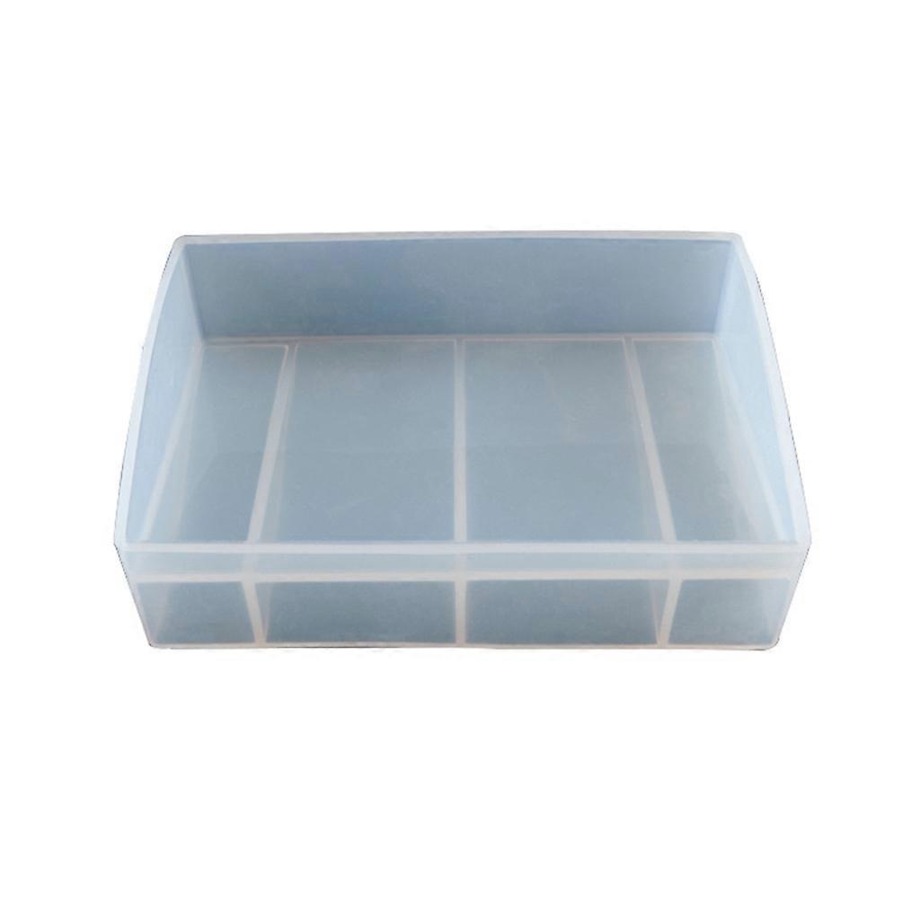 Practical Rectangle Photo Frame Resin Molds DIY Crafts UV Epoxy Cake Making Tool