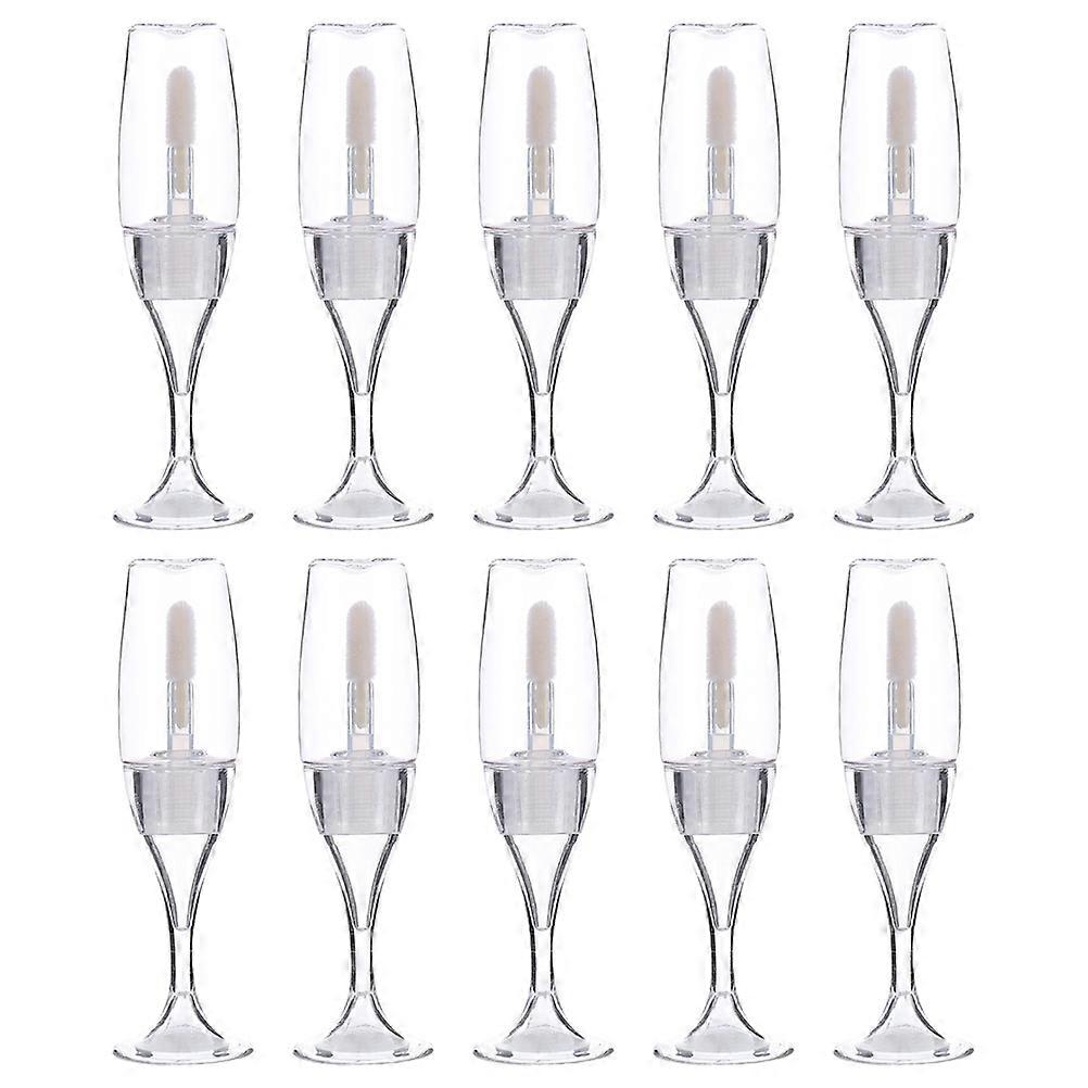 10pcs Useful Lip Gloss Bottles Empty Lip Gloss Tube Practical Makeup Bottles