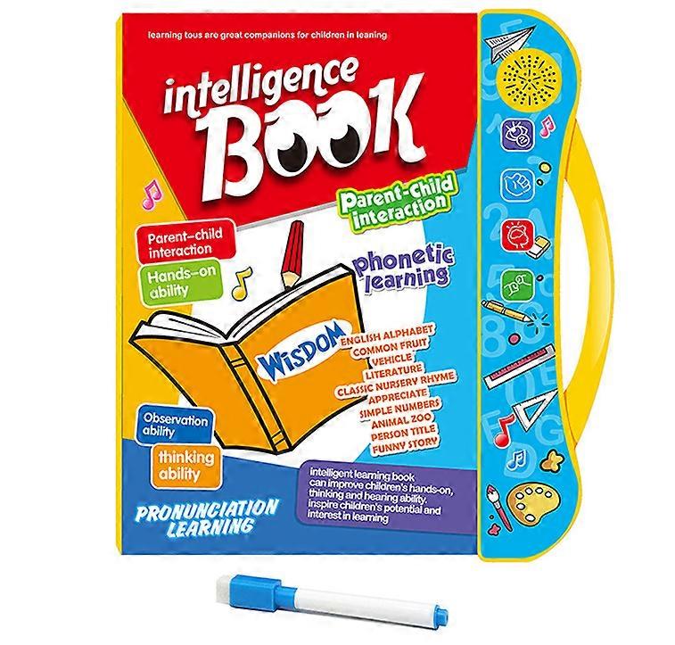 Kids Finger-Tip Interactive Alphabet Learning Reader Sound-Book Toddler Toys