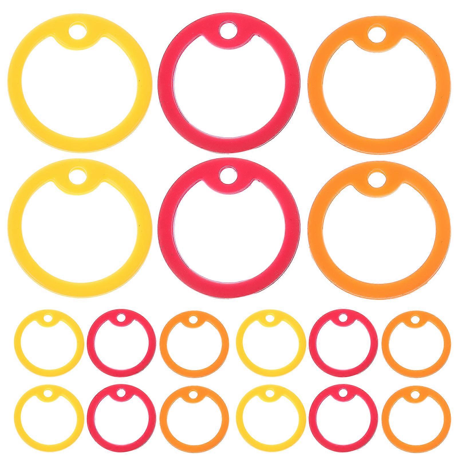 12 יח 'הטבעת תג סיליקון משתיקי קול תג מזהה כלב תג כלב טבעת שקטה מזהה חיית מחמד תג משתיק קול