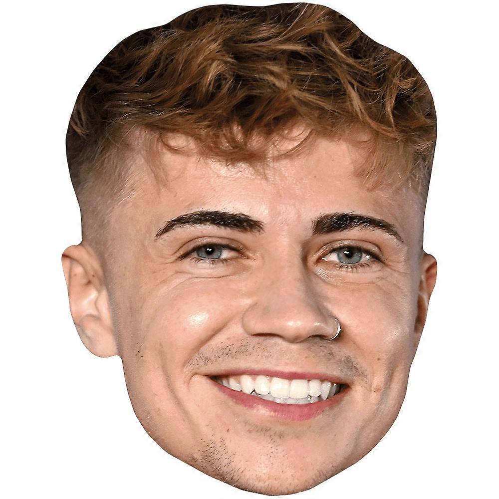 Dylan Page (Smile) Celebrity Mask, Flat Card Face