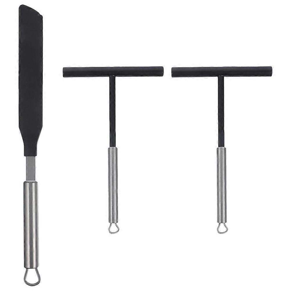1 Set Pancake Making Crepe Spreader Scraper Kitchen Crepe Spreader Spatula