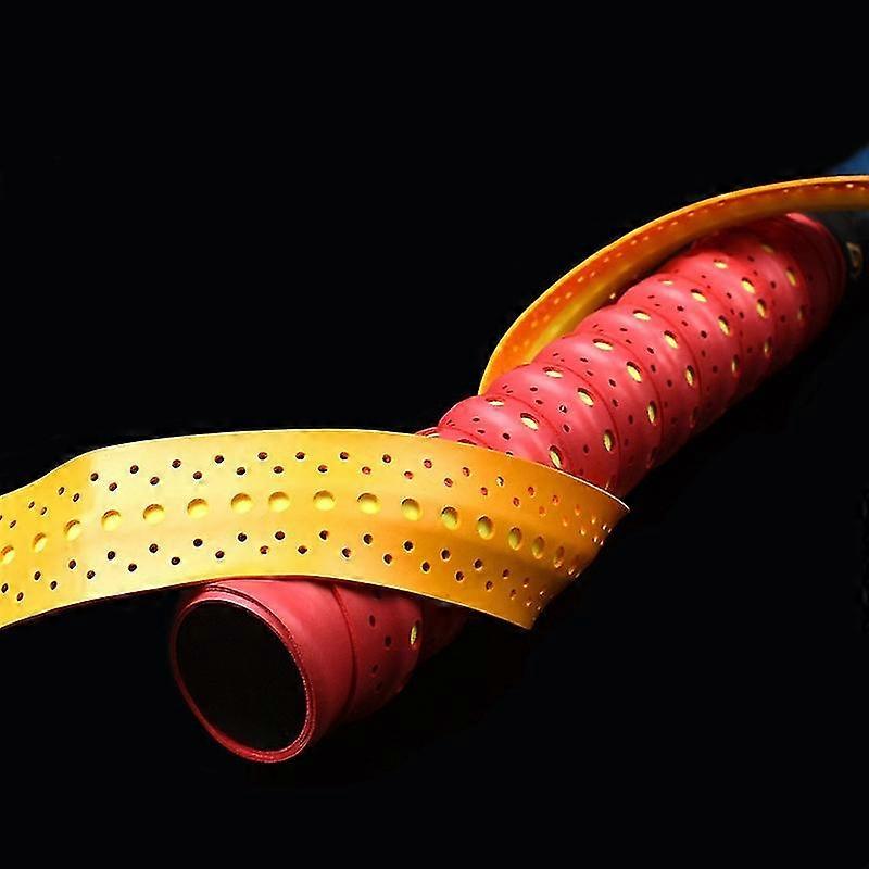 حزام صنارة صيد مضاد للانزلاق ، مقبض تنس الريشة ، التفاف قبضة ، سوار عرق ، أسود - PW