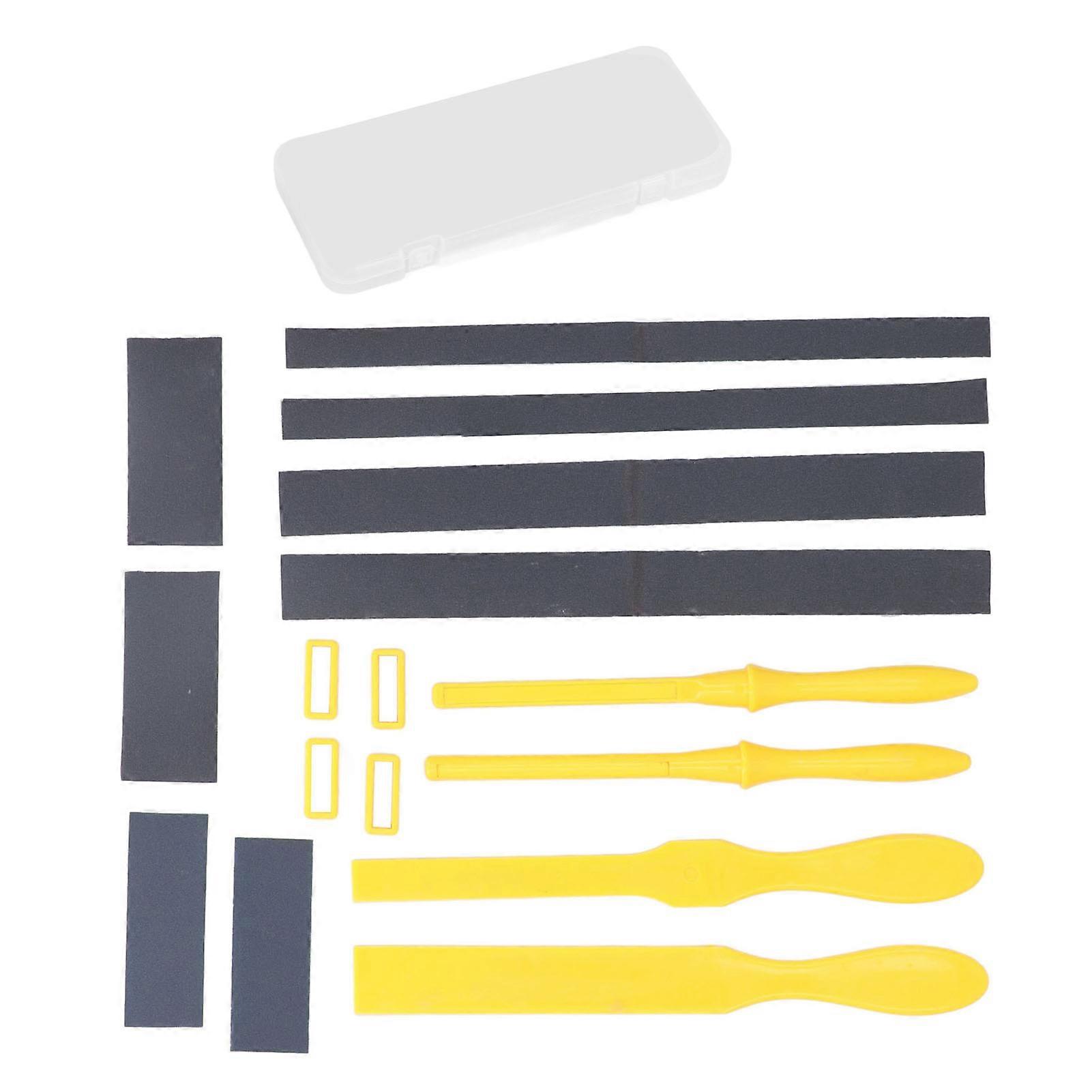 Polishing Sandpaper Kit Non Slip Handle Multifunctional Polishing Stick for Cleaning Rust Removal Sanding