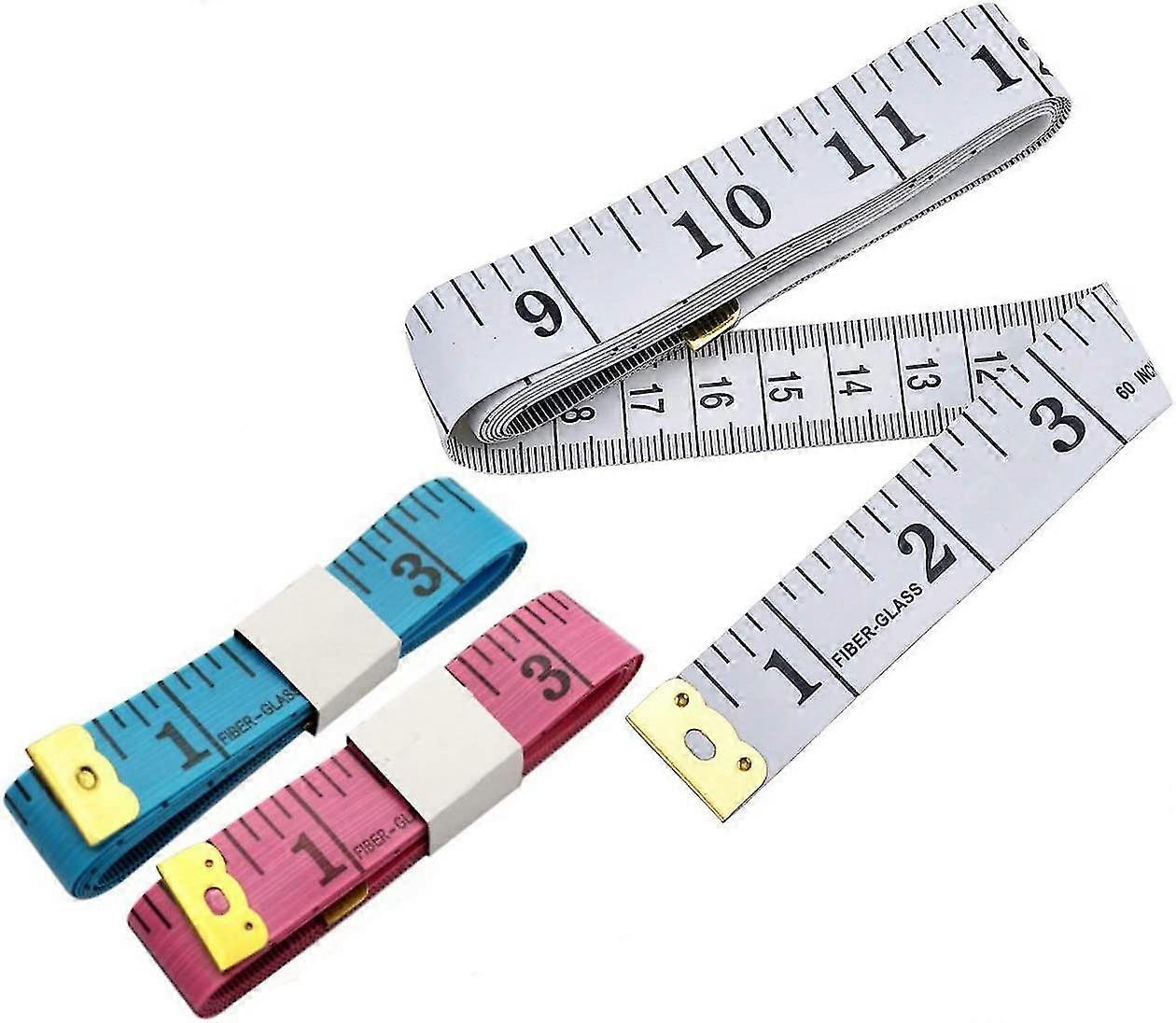 Dual Sided Tape Measure, Body Measuring Ruler Sewing Cloth Tailor Tape, Double Scale Soft Tape For Measure Chest Waist Circumference(8pcs, Rand