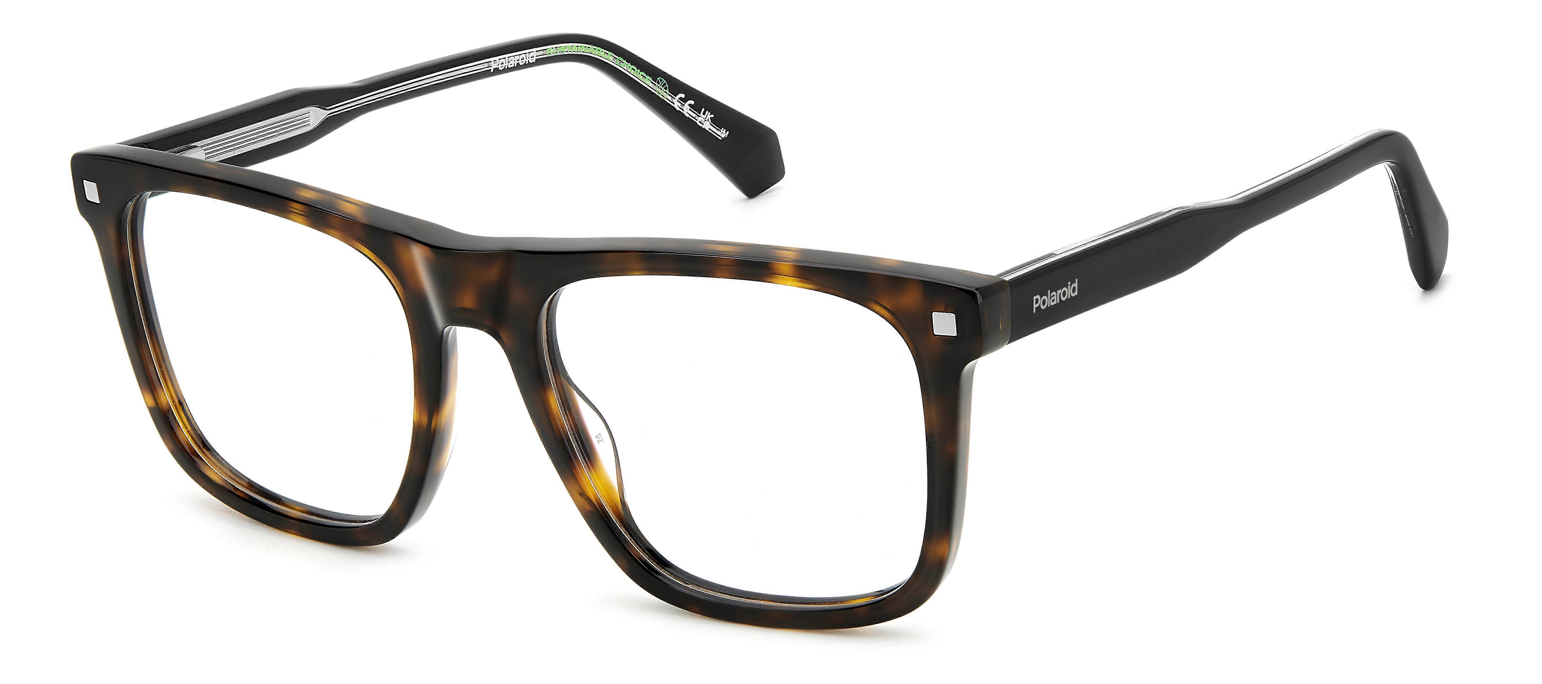 Eyewear Frames POLAROID PLD D506 086 HAVANA 53/19/145 MAN