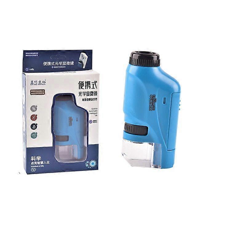 Portable microscope toy set for primary and secondary school students