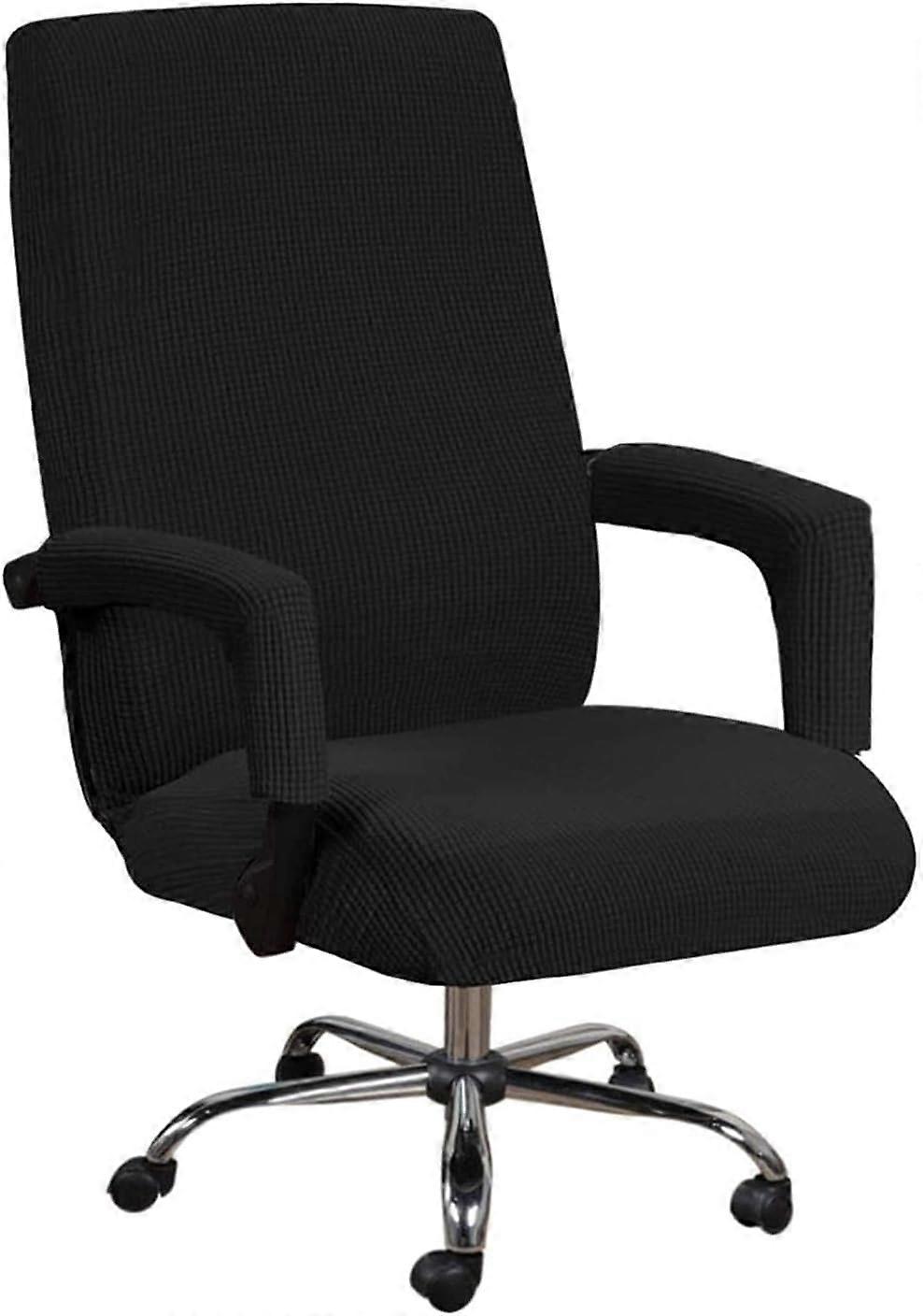 Stretchable Polyester Armless Chair Covers with Bubble Lattice Pattern