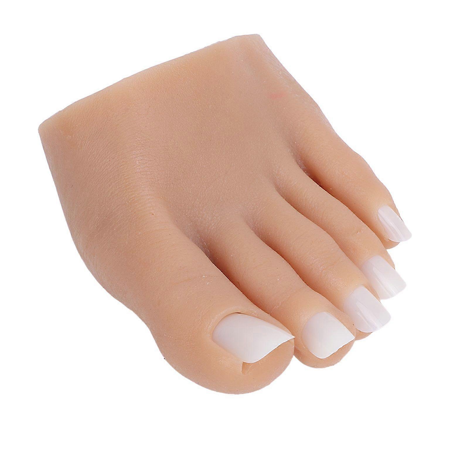 Silicone Nail Practice Toe Model - Artificial Manicure Training Tool
