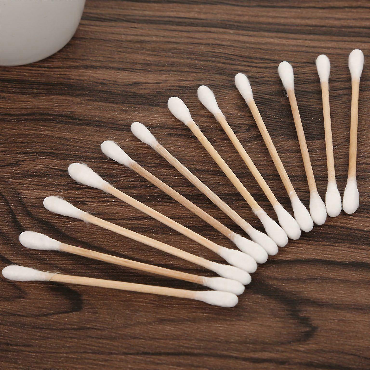100pcs Double-Ended Disposable Cotton Swabs