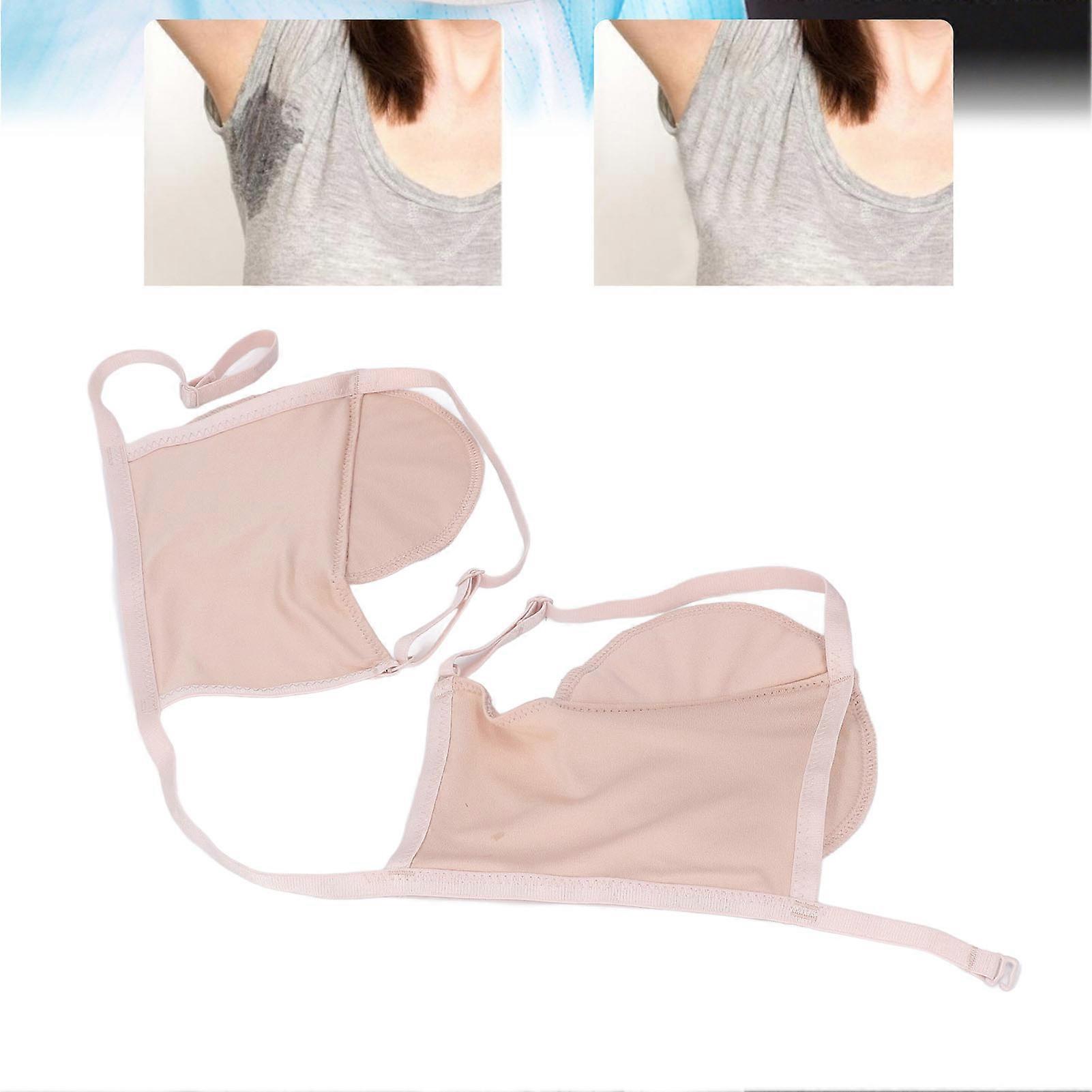 Underarm Pad Reusable Adjusted Breathable Sweat Absorbing Guard with Strap for Men Women