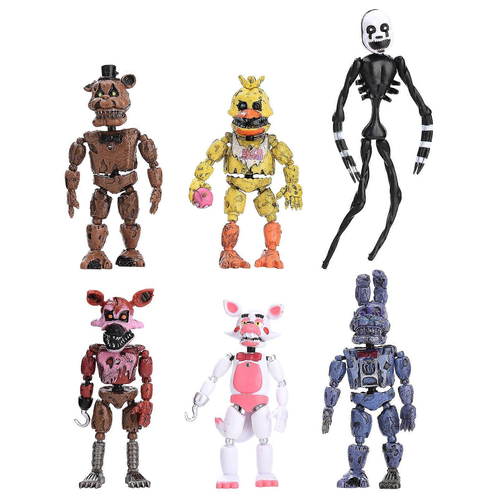 FNAF Action Figures Set of 6 - Five Nights At Freddy's Toys Dolls
