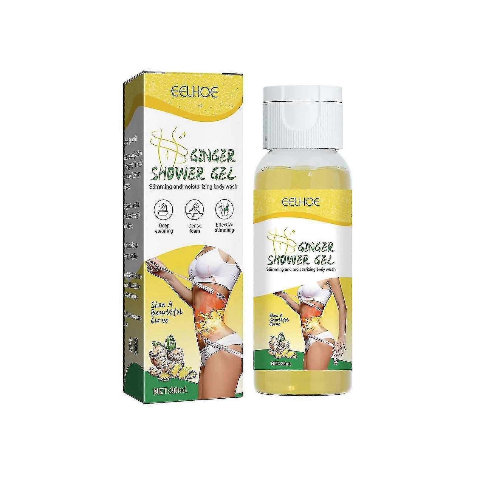 Ginger Body Shaping Shower Gel Deep Cleansing Ginger Essenc