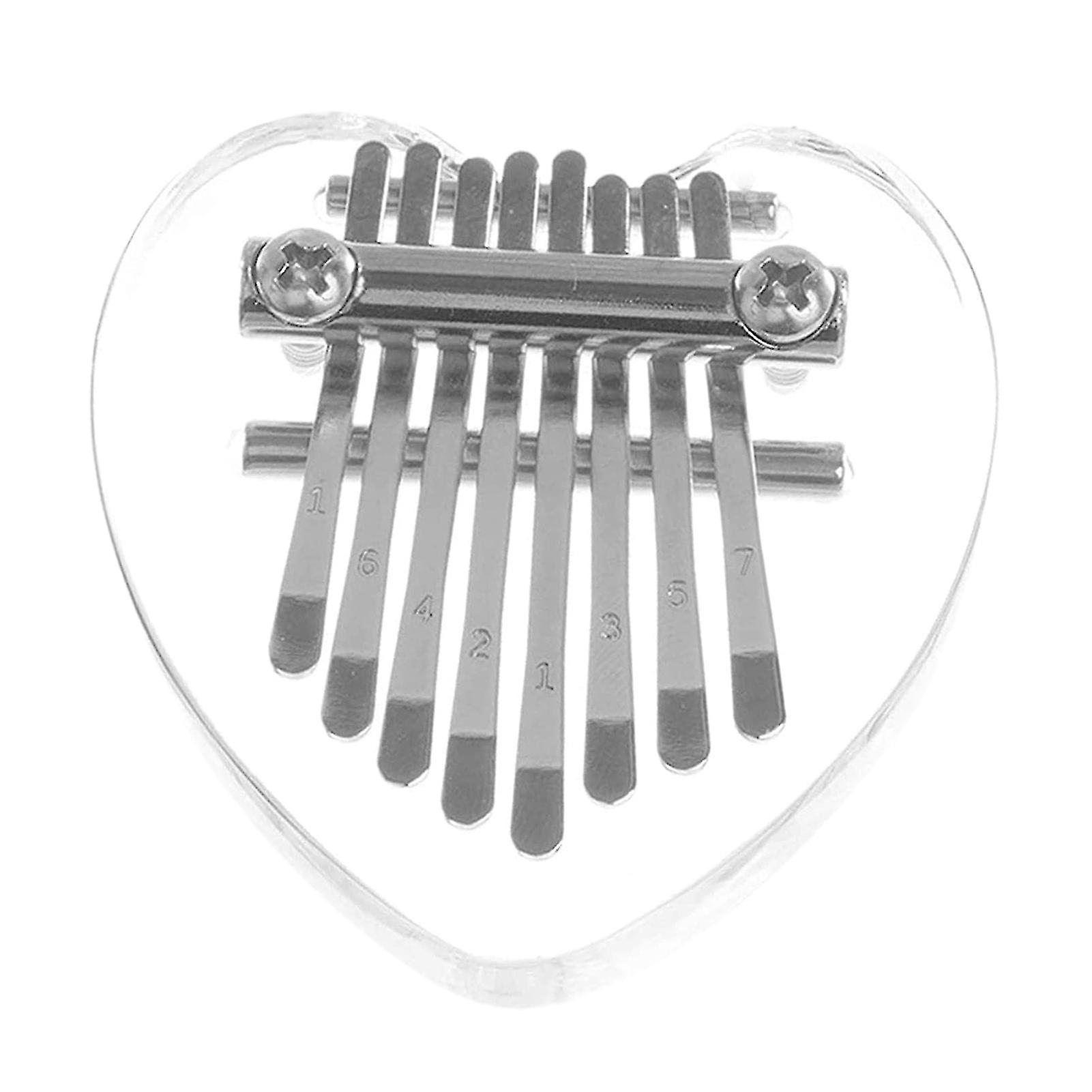 8-key Kalimba Mini Thumb Piano Finger Piano Acrylic Finger Keyboard Instrument