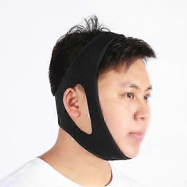 Chin Strap For Cpap User Snoring Device - Breathable