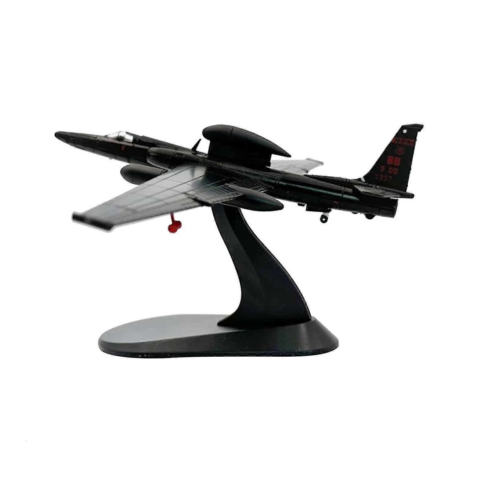 1:144 U-2R Aircraft Model with Display Stand for Bookshelf TV Cabinet Office