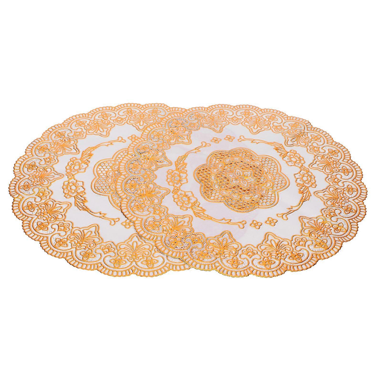 30cm x 30cm Table Mats Set of 2 | Wedding Party Placemats | Durable Dining Table Accessories | Style 01