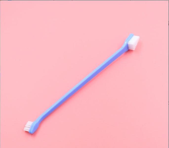 Double Head Toothbrush Set, Pet Finger Toothbrush