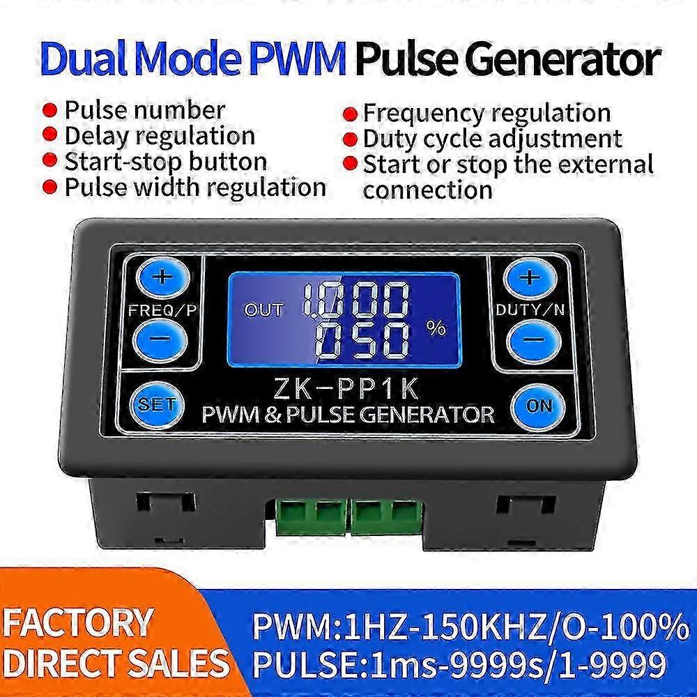 PWM Pulse Generator Speed Controller Module – 3.3-30V, Adjustable Duty Cycle, For Dimming, Motor Speed, DIY Projects (Model PP1/PP2)