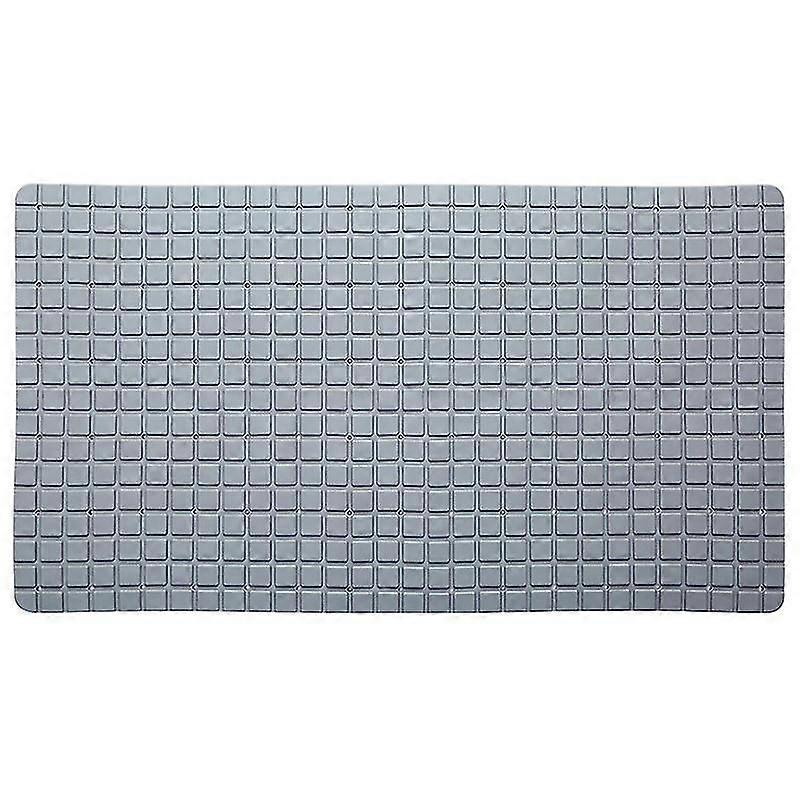 Shower mat Non-slip shower mat with suction cup can be adsorbed on the smooth floor - the bath mat is suitable for the bathroom, gray, 40 * 71cm
