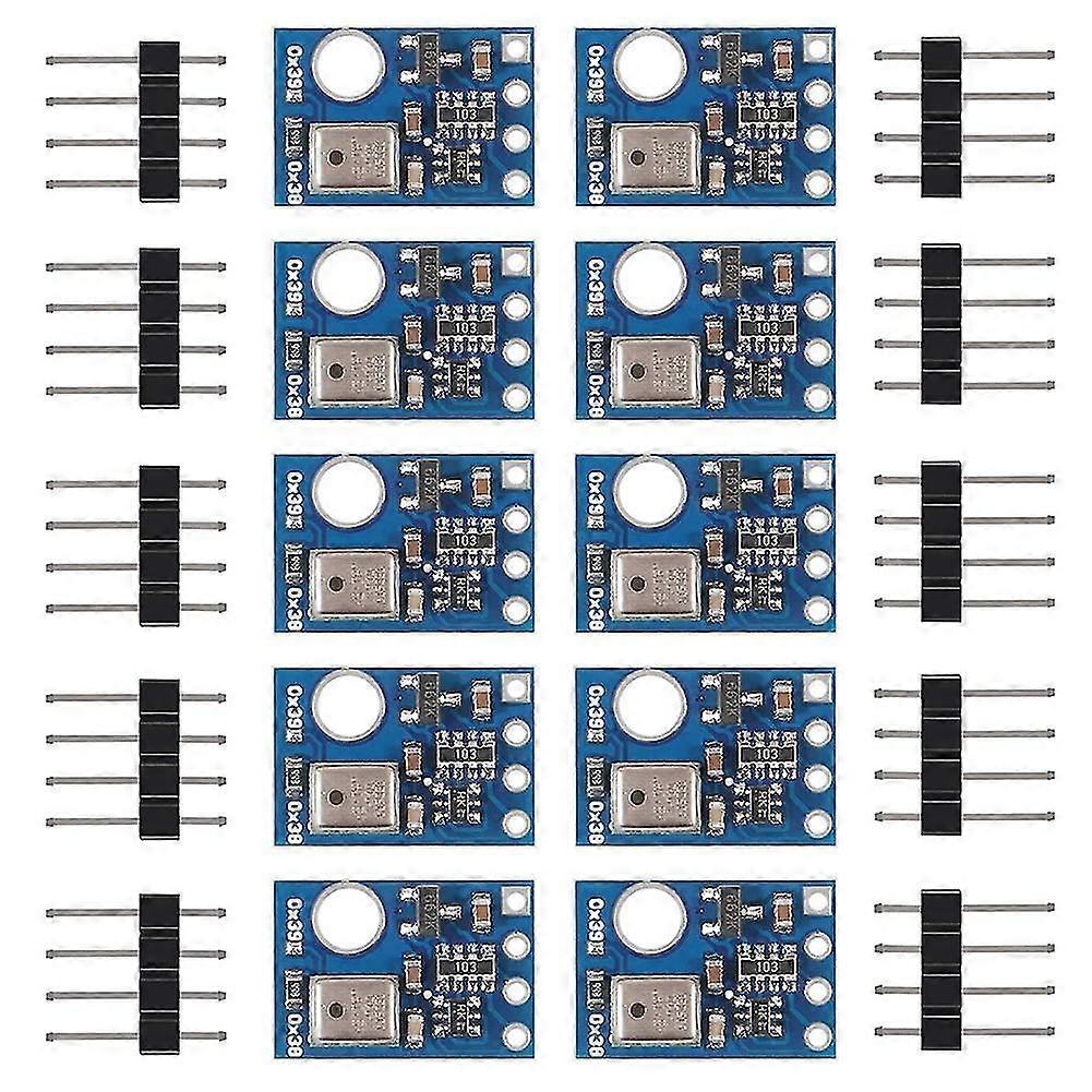 10PCS AHT10 High Precision Digital Temperature and Humidity Sensor Measurement Module I2C Communica