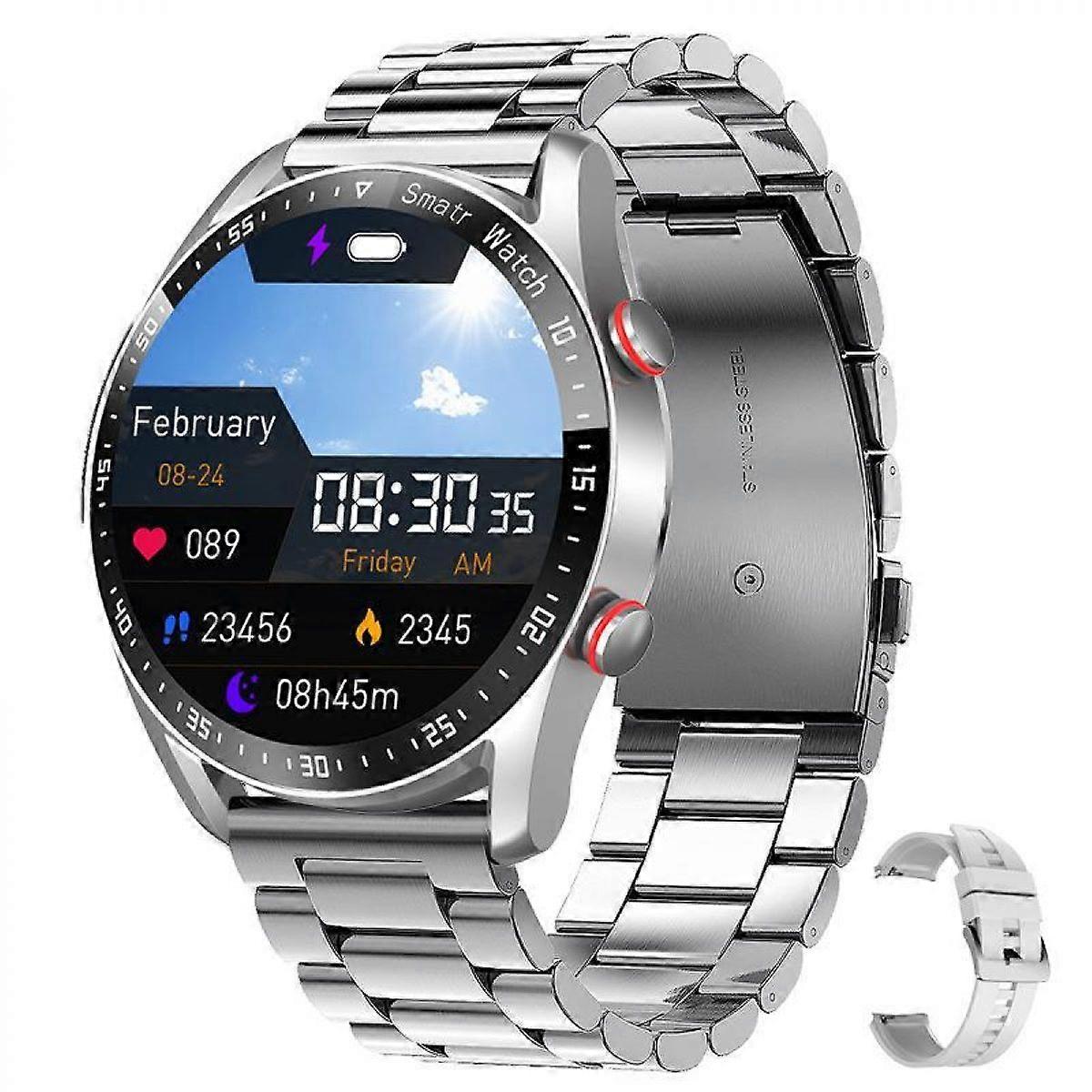 High-Tech Smartwatch For Men, Sophisticated Business Fitness Tracker With 100+ Sports Modes, Bluetooth Calling, Customisable Watch Faces, Ip68
