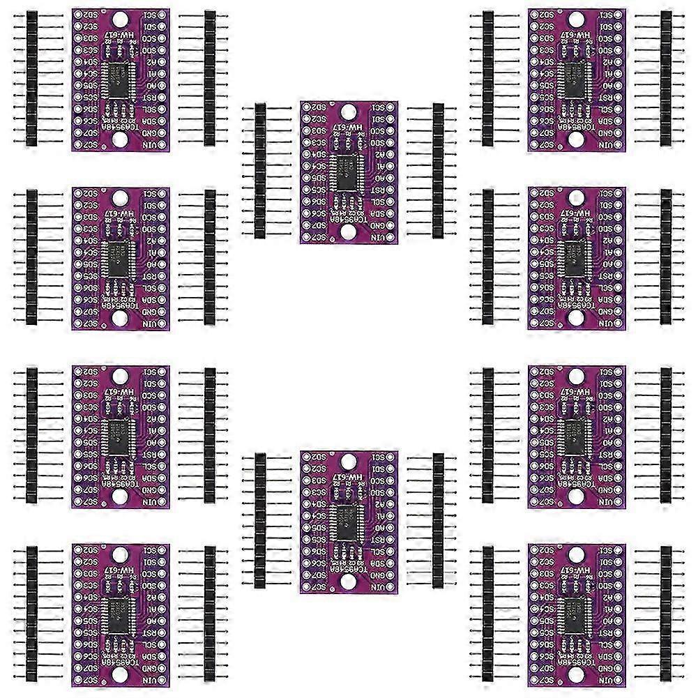 10Pcs TCA9548A I2C IIC Multiplexer Breakout Board Modul 8 Kanal Expansion Entwicklungsboard für js