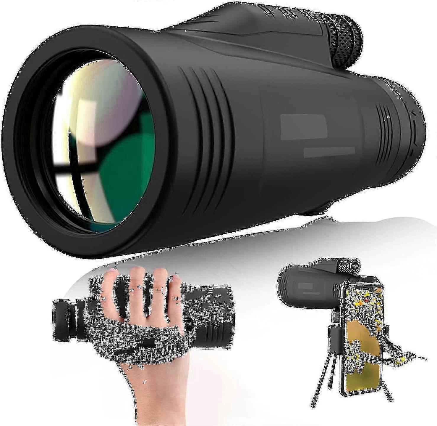 12x50 HD Waterproof Monocular Telescope for Star Observation