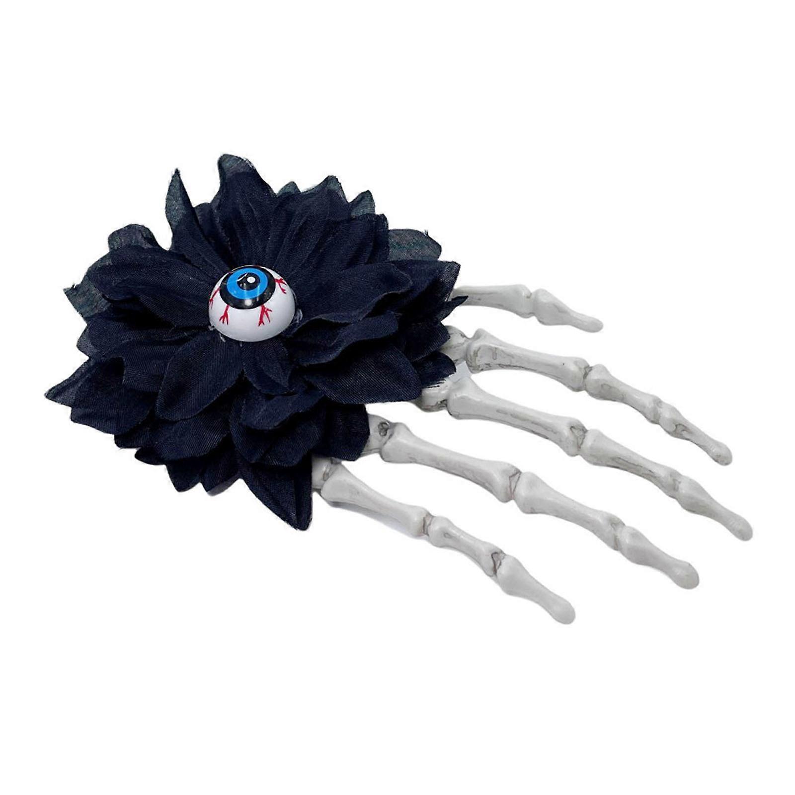 Unique Skeleton Grip Hairpins Theme Hair Clip Costume Party Headwear for Halloween Dress Up and Themed Gatherings  Section 4