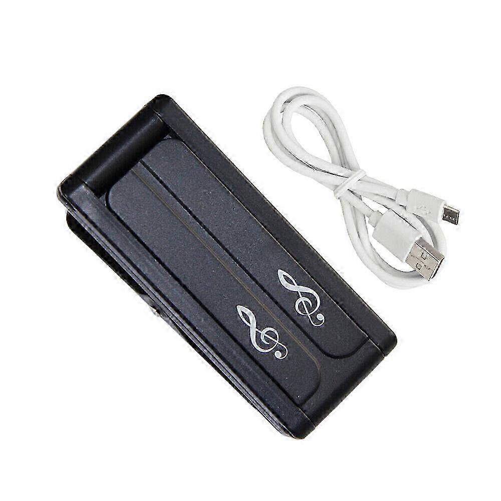 10 LED Clip on Music Sheet Stand Lamp USB Rechargeable Foldable Light for Piano