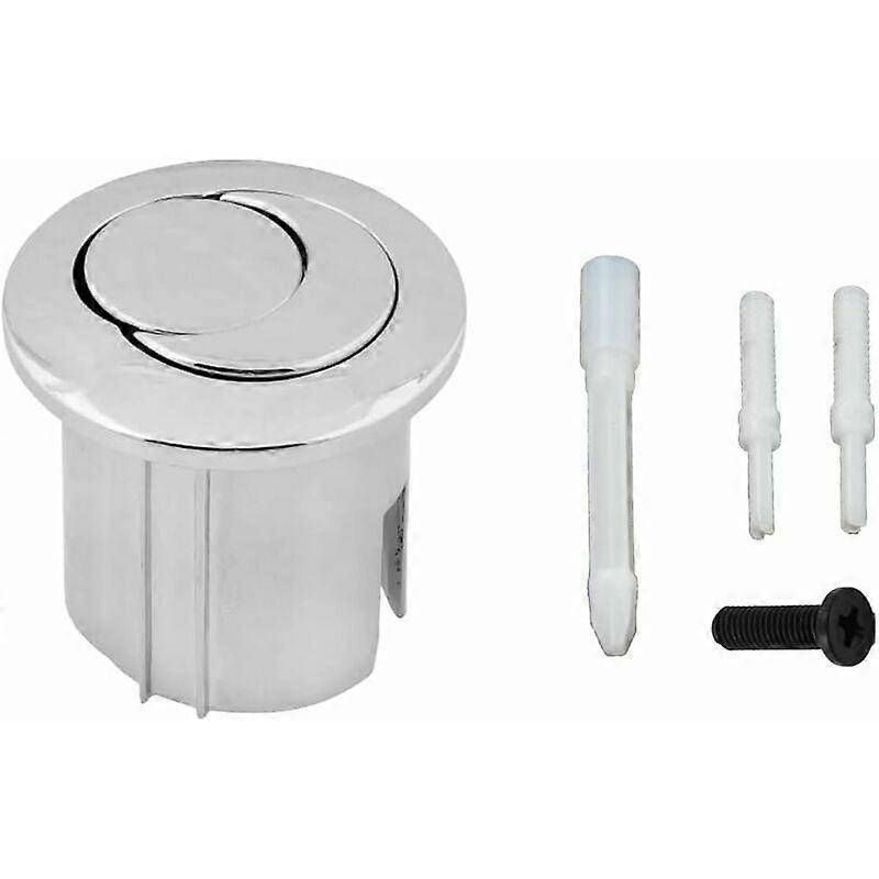 Dual Flush Valve For Tank Lid Mount, High-quality Materials Toilet Button Replacement with Unique Sun And Moon Design, Easy Installation for ROCA D2D