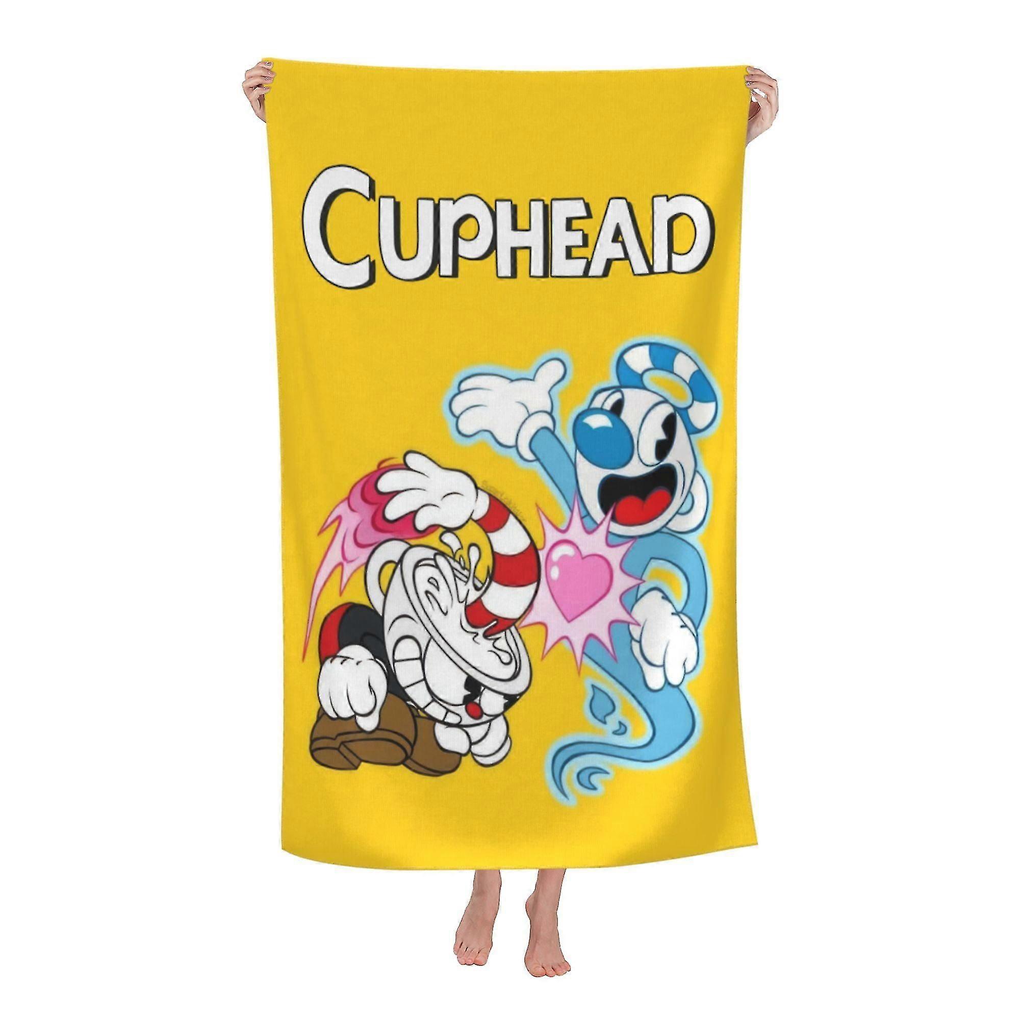 Cuphead Beach Towel, Large Microfiber Bath Towel #zfx1