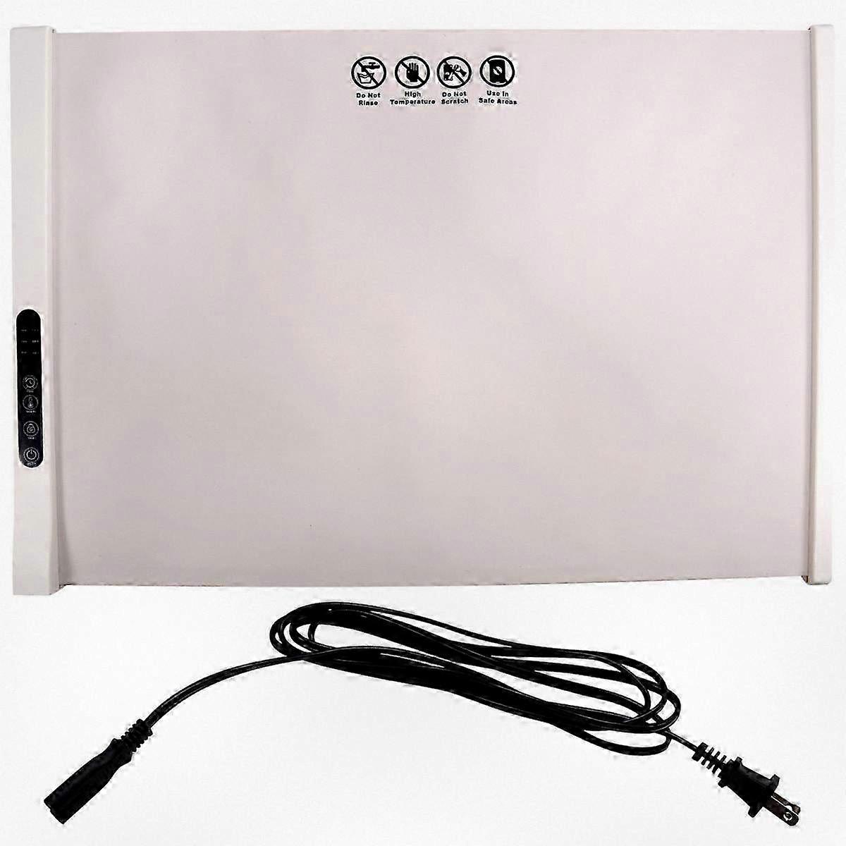 Foldable Silicone Warming Tray for Home Use with 3 Adjustable Temperature Settings, Heat Insulation Plate (US)